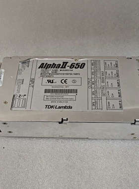 Lambda电源AIphaII-650 MV6500314A议价