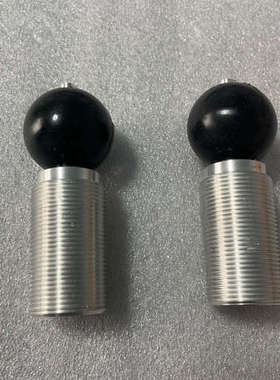 DISCOM 弹性元件，黑色球头，银色滚花柱体，全新未使用，议价