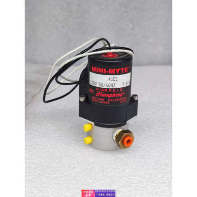 Humphrey汉弗莱MINI-MYTE 电磁阀 41E1 120V 50/60HZ 7W 正品原装
