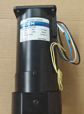 三台全新韩国DKM减速电机9BDGK-200FP200W38议价