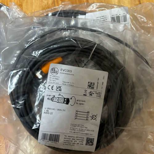 议价EVC003 IFM易福门 带插座连接电缆EVC003，10