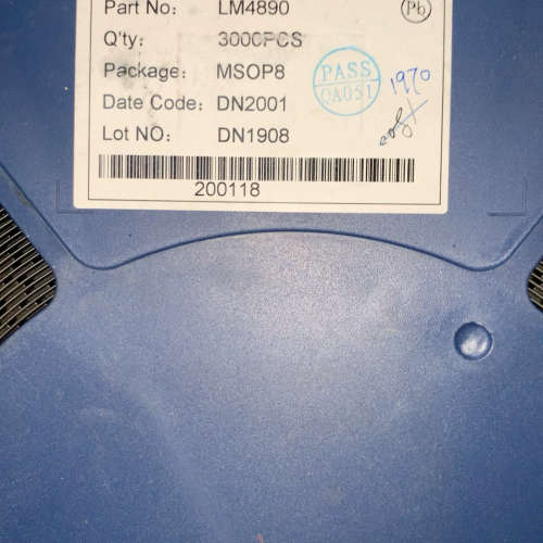 全新 LM4890 4890 音频功率放大器IC芯片 贴片M议价