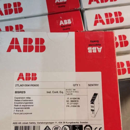 ABB安全继电器BSR23，物品实图拍摄，全新原装 议价出售议价
