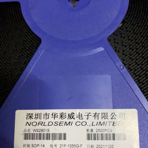 WS2801SO SOP14 LED驱动IC芯片 数量250议价