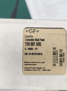 全新美国GF SmartPro变送器，型号3-9900-1P议价