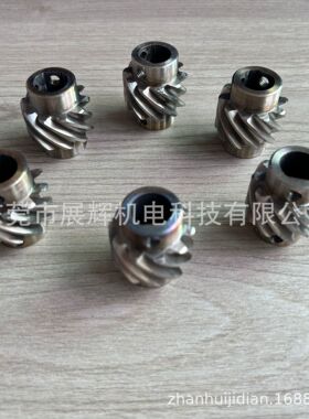 销售台湾扬博水平蚀刻传动螺旋齿轮钛螺旋齿轮OD32*ID15*14D*L38