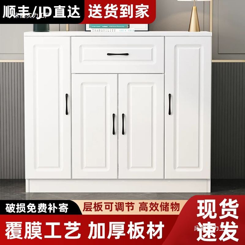 实木简约多功能玄关鞋柜
