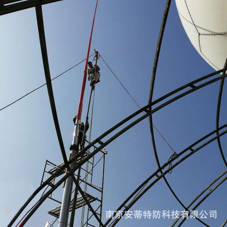 9米玻璃钢避雷针高耐腐蚀性 航管楼防雷接地工程