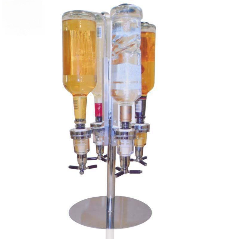 旋转酒架白酒分酒器4餐饮具红酒酒架创意酒架倒酒架倒立式酒吧头