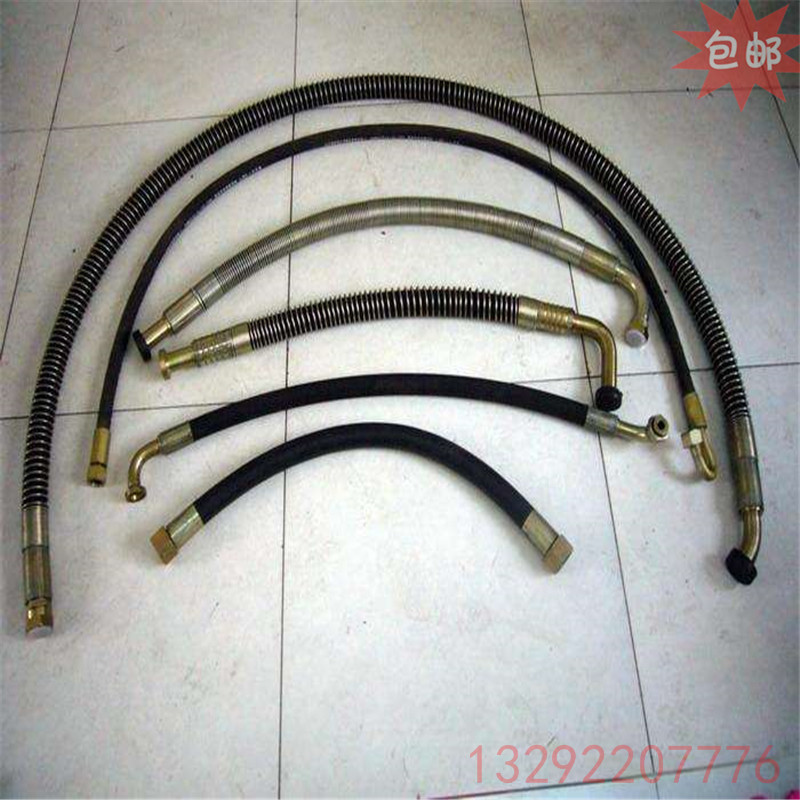 供应高压液压胶管钢丝编织胶管缠绕液压法兰式胶管快接胶管厂家