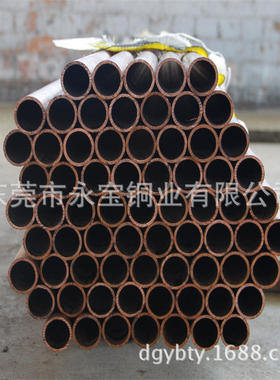 T2挤压紫铜管 108*2.5 89*2.5大口径红铜管 厚壁紫铜盘管生产