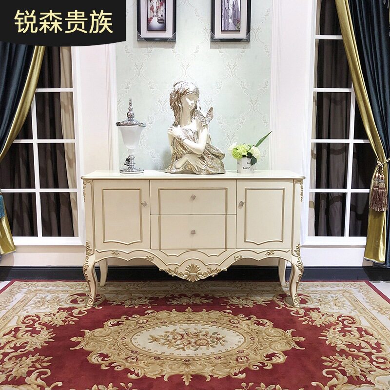 法式实木宫廷奢华餐边柜