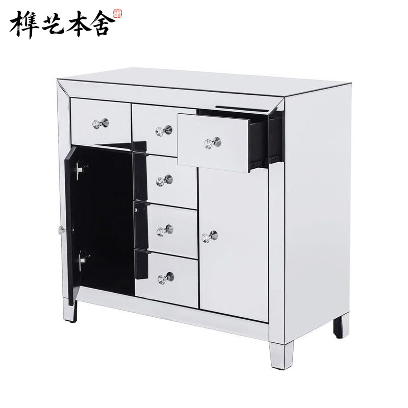 北欧轻奢艺术设计玄关柜