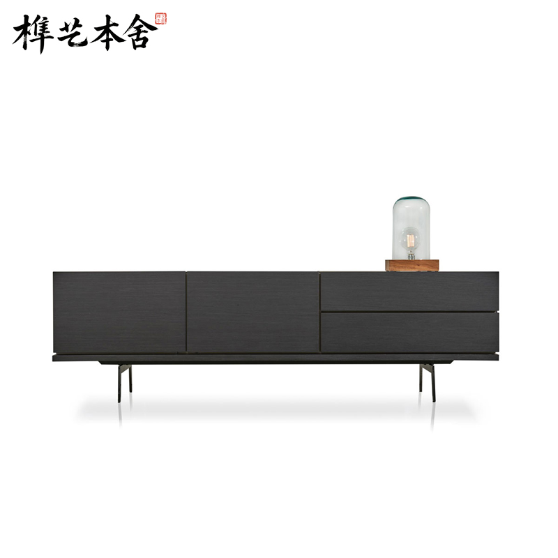 榫艺本舍/北欧轻奢设计师家具 Twist H Sideboard 实木客厅电视柜