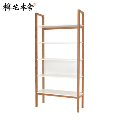 北欧极简实木展示架展示柜