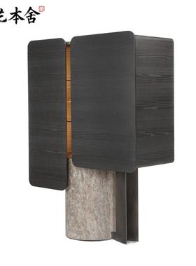 榫艺本舍/北欧艺术设计样板间客厅装饰餐边柜TITANO/泰坦诺储物柜