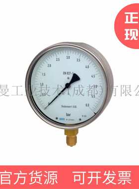 德国WIKA进口威卡612.20铜合金不锈钢表壳膜盒式压力表压力测量