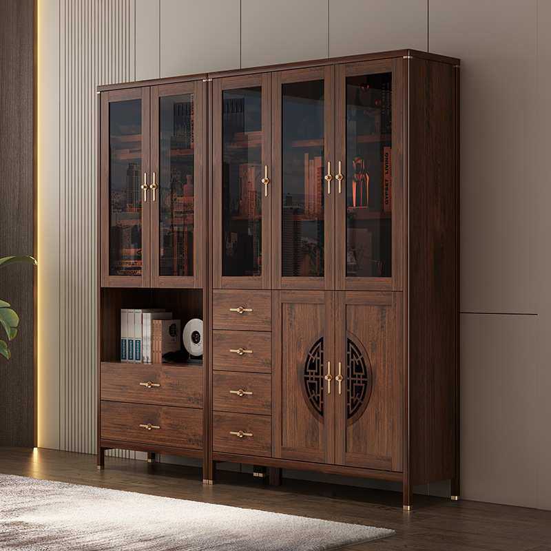 新中式书柜组合实木色书房储物柜办公室书橱玻璃门收纳置物展示柜,玩具/童车/益智/积木/模型,毛绒/玩偶/公仔/布艺类玩具,淘宝优惠券,粉丝福利购,淘宝优惠卷