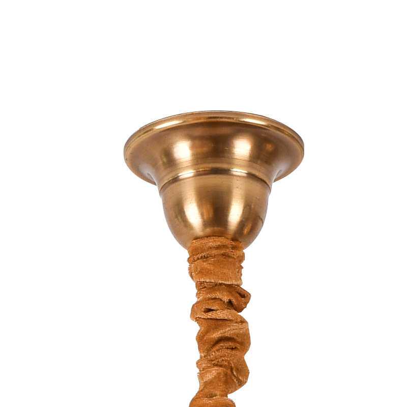 全铜焊锡美式吊灯现代简约欧式吸顶灯LED全铜吸顶灯半吊纯铜LED灯