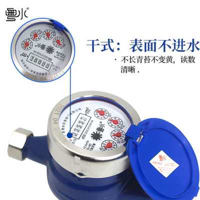 干式水表家用4分6分自来水防冻防爆防滴数字机械冷水表旋翼式水表