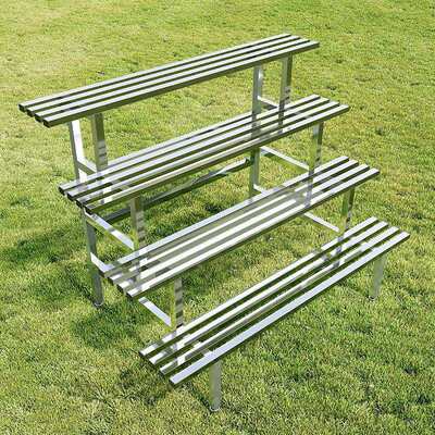 不锈钢花架户外阳台阶梯式多层室外置物架客厅落地多肉铁艺花盆架