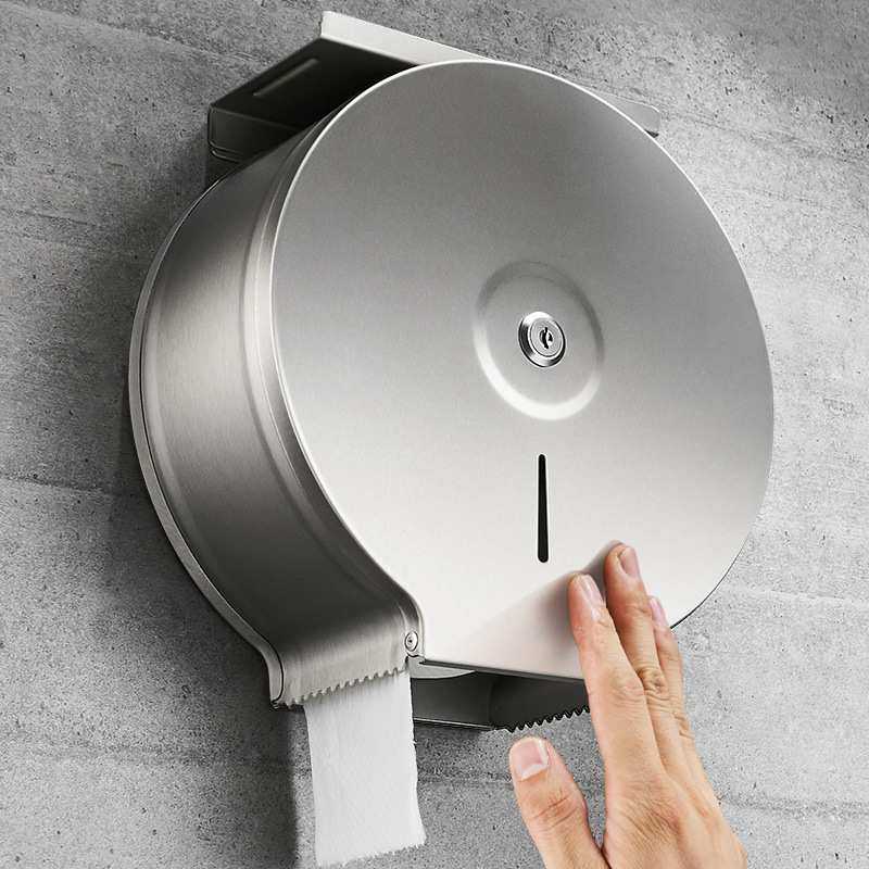 H^大卷纸盒不锈钢304酒店公共卫生间厕所壁挂式擦手大盘纸巾厕纸,3C数码配件,USB灯,淘宝优惠券,粉丝福利购,淘宝优惠卷