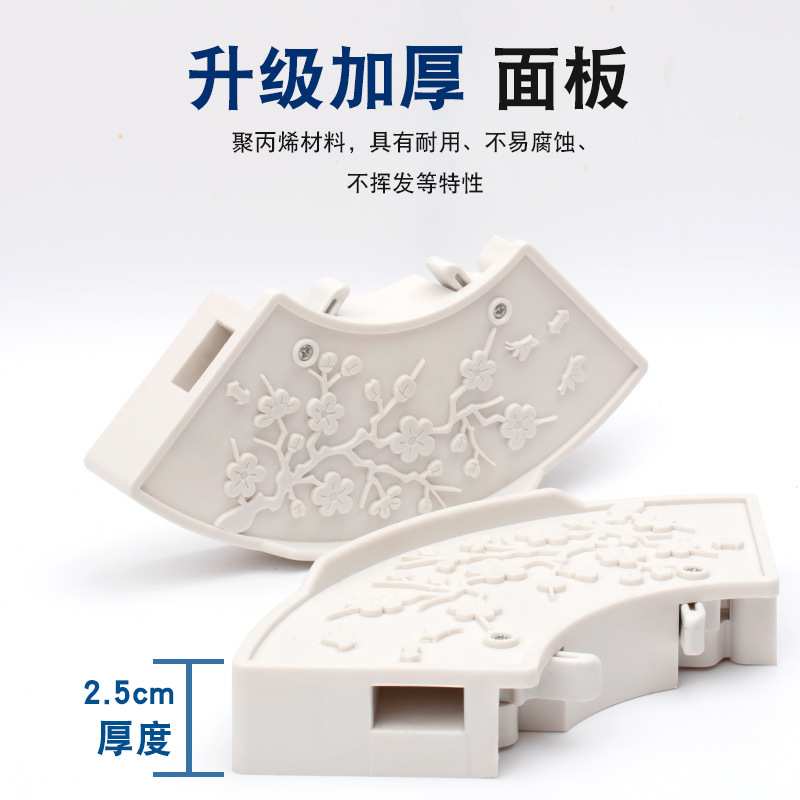 适用LG空气净化器滑轮底座AS651DSS0万向移动托架耐用底托盘 圆形