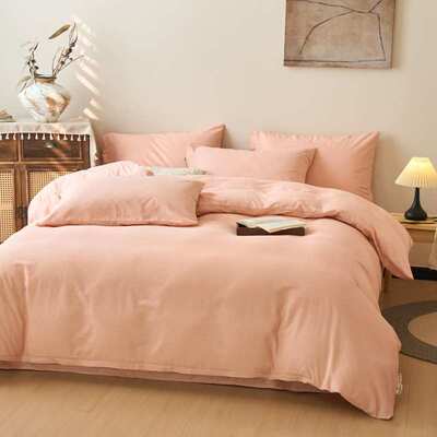 2025新款全棉纯棉原棉磨毛回暖被套床单床笠款床上用品四件套