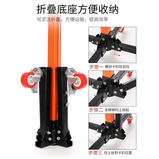 电锤升降架子伸缩固定支架天花板吊顶钻孔撑杆冲击钻孔打眼