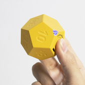 12面体翻转电子计时器重力感应厨房提醒J器学生儿童专用学习定时