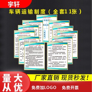 货车运输公司 安全生产管s理制度驾驶员物流操作规程责任制 标语