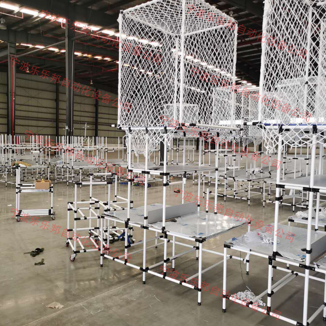 宁波精益管线棒打包台轻工业电商快递分拣台工作台厂家直销