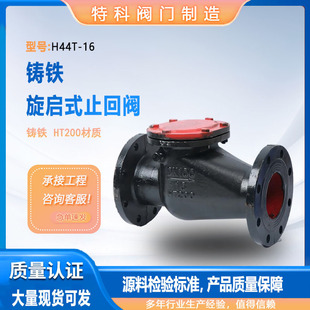单向阀逆止阀 H44T 止回阀 铸铁旋启式 水路阀门
