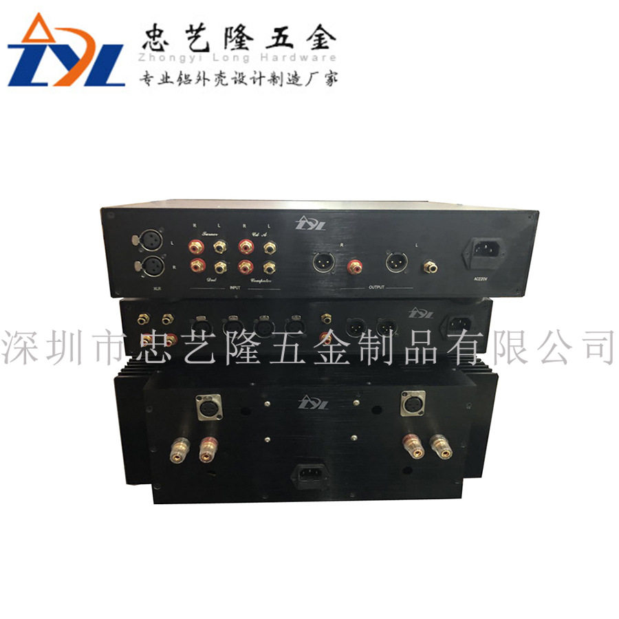铝机箱 机架式工业铝合金机箱 全铝电脑工控服务器机箱加工厂家