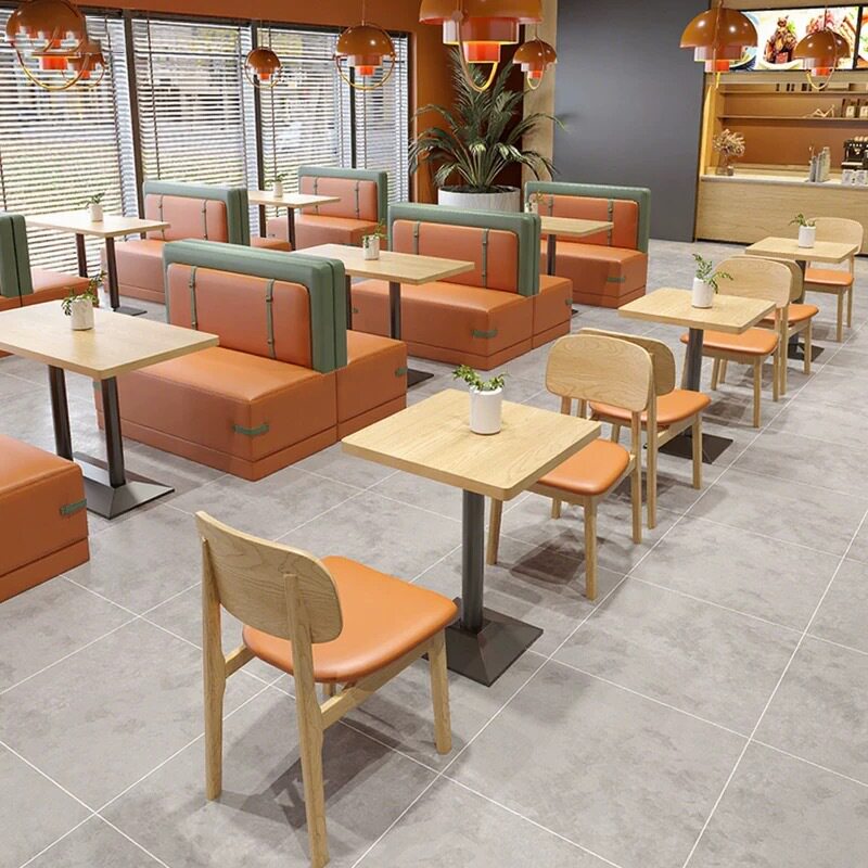 面馆餐吧沙发饭店火锅烧烤餐饮桌椅主题餐厅卡座沙发桌椅商用日料