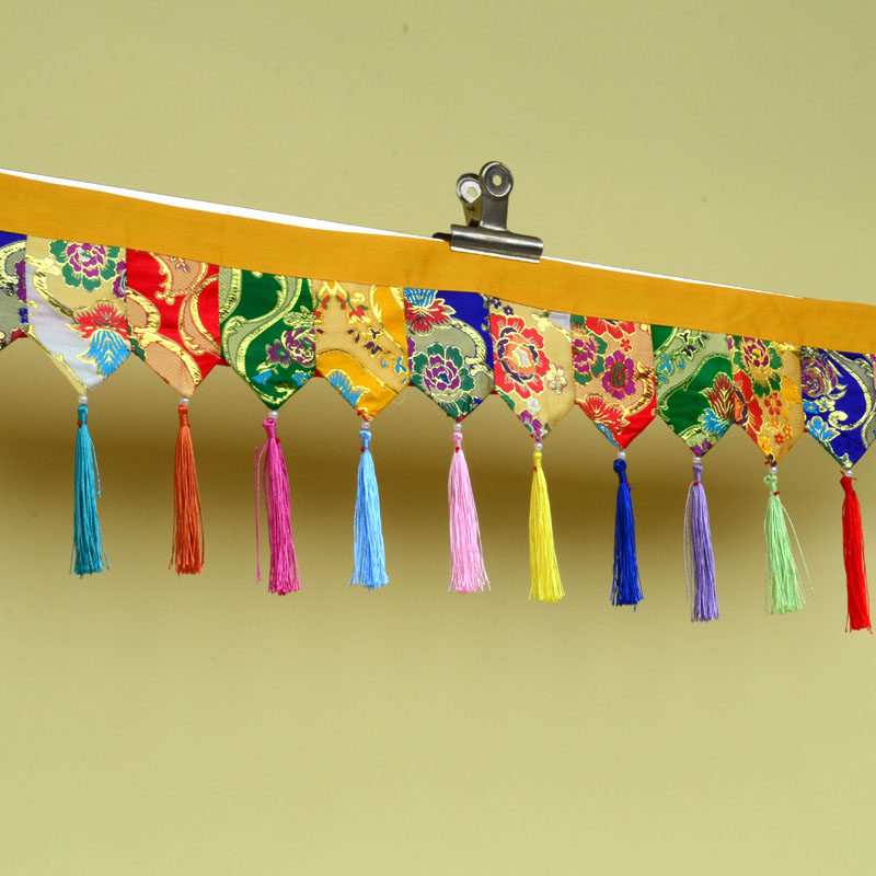 速发式族特色工尖居家装饰五彩艺角围幔藏藏帷幔装饰墙围桌围普玛,特色手工艺,佛教工艺品,淘宝优惠券,粉丝福利购,淘宝优惠卷