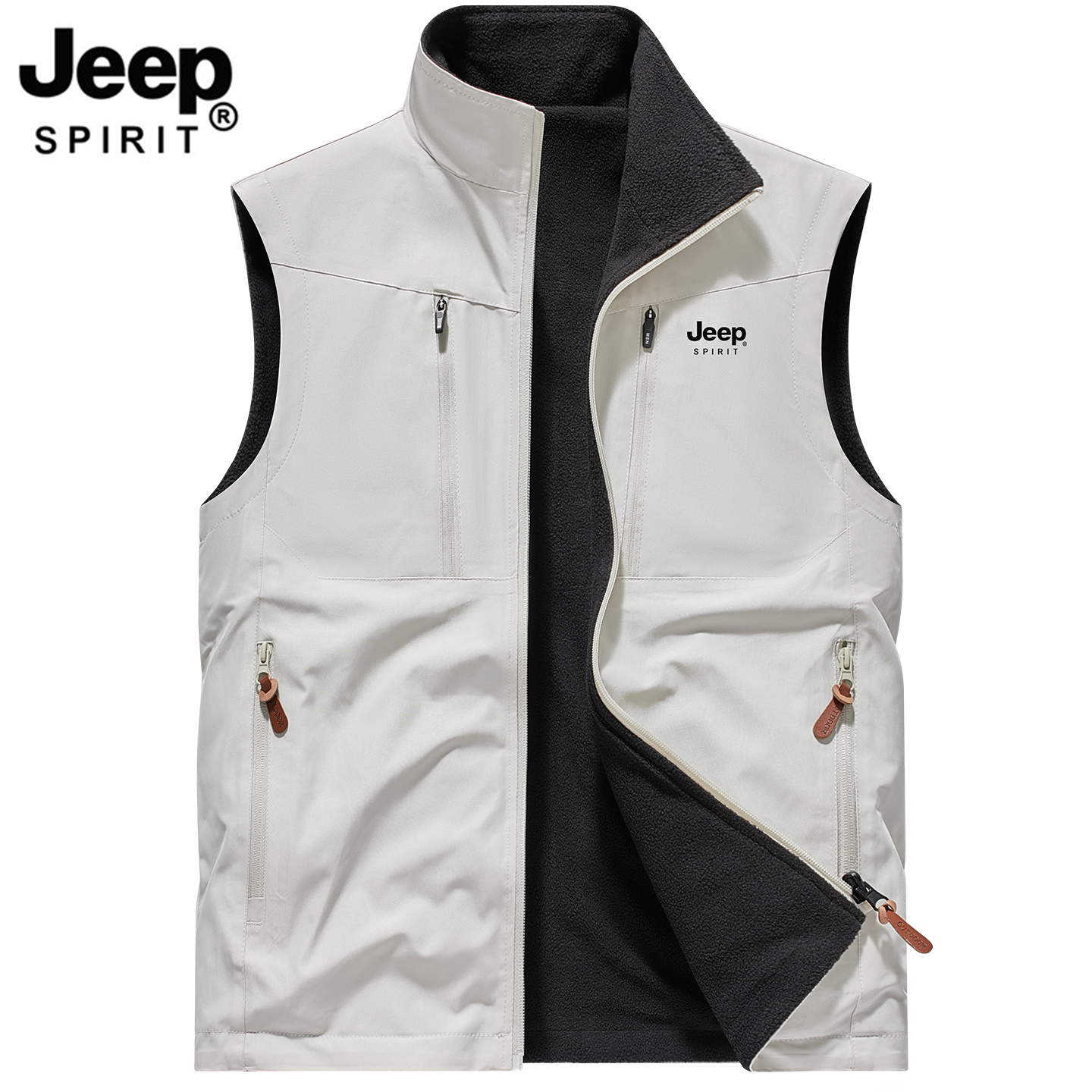 JEEP吉普男士户外休闲马甲