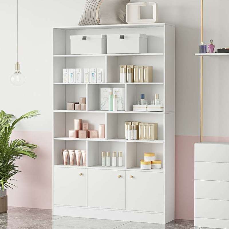 现货速发化妆品展示柜简约院产品陈列柜货架美甲理发店展柜店货柜