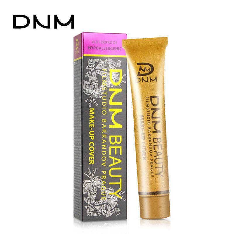 DNM小金管遮瑕粉底液膏遮盖痘印雀斑疤痕纹身红血丝黑眼圈雀斑粉