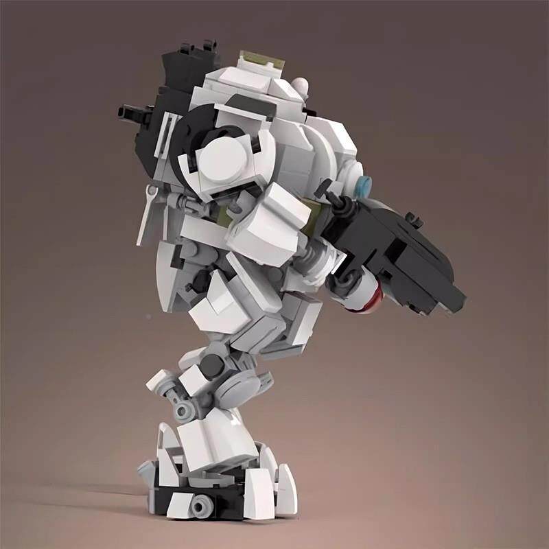 167阿072兼容乐高 泰坦陨落55213机甲 特拉斯儿童蒙启拼装积木模