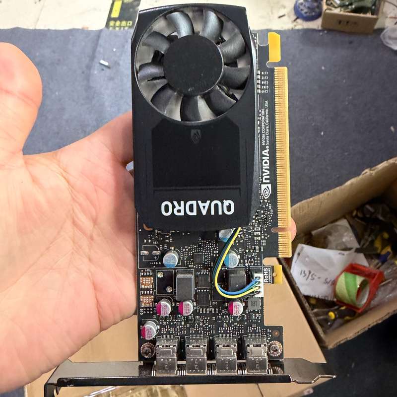 {议价}NVIDIA Quadro P620 2G显卡，接口全亮，功图片