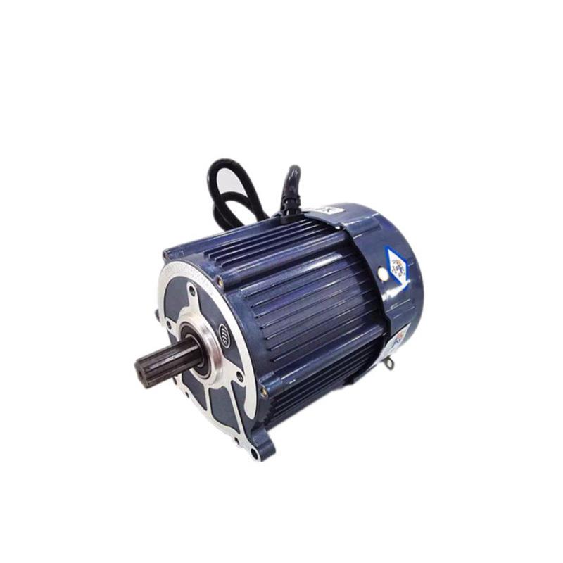 电动三轮车差速减速直流无刷纯铜永磁同步高速电机800W48V