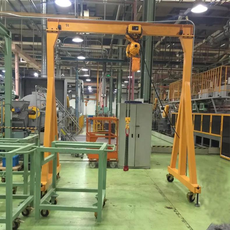 资阳龙门吊手推龙门吊电动龙门吊1t2tt龙门吊