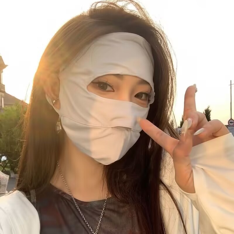 防晒面罩全脸女脸基尼面膜夏季防