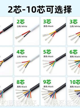 U2517线材26awg芯2芯芯45BLC芯护电套线美标105度耐L高温源线