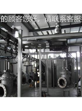 直供阀门家 水泵厂喷漆线 自动手LX-PQX32动漆喷线