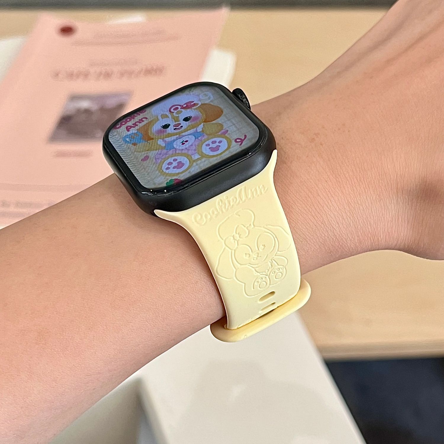 厨师饼饼适用苹果手表表带iwatchs11/10/s9硅胶Apple奶黄2ultraSE