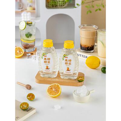 果糖糖浆柠檬茶专用奶茶咖啡原味提增调鸡尾酒烘焙伴侣家用液体甜