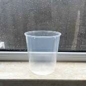 一次性透明塑料调漆杯油漆桶加大加厚透明塑料桶透明花盆大容量