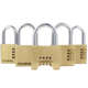 铜锁大号密码 锁头宿舍柜子锁 挂锁防水防锈防撬大门仓库锁纯铜密码